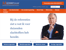 Tablet Screenshot of misterclaim.nl